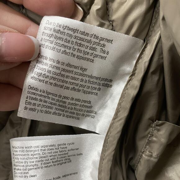 Michael Kors Jacket Womens XS Puffer Travel Quilted Ultra Light Down Coat - Picture 6 of 9